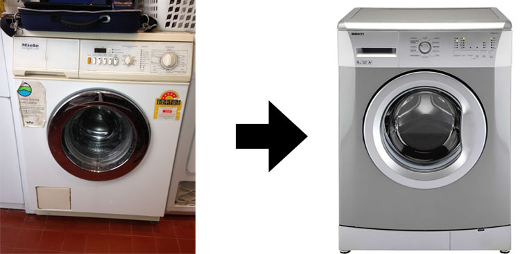 Máy giặt của bạn cũ hơn 8 tuổi