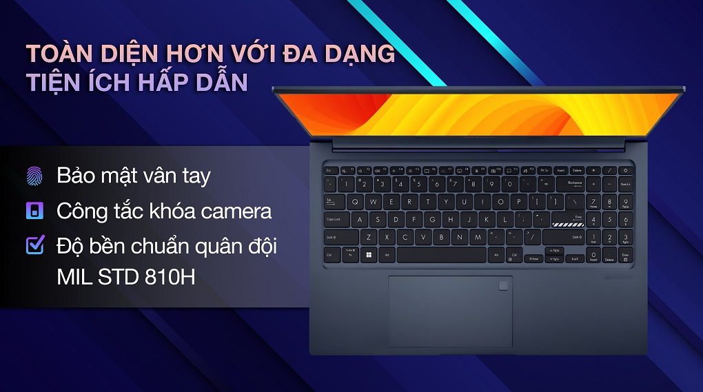Asus VivoBook 15X OLED A1503ZA i5 12500H (L1290W) - Tiện ích